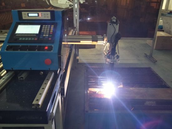 中国Jiaxin CNCの機械鋼のカットデザインのアルミニウムプロファイルCNCプラズマ切断機